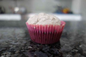 Marshmallow cup cake