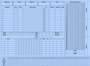Score sheet