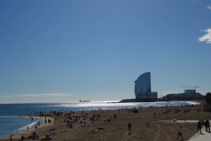 Beach at Barcelona